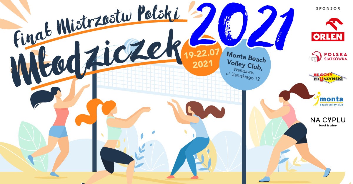 Finał Mistrzostw Polski Młodziczek w Siatkówce Plażowej 2021